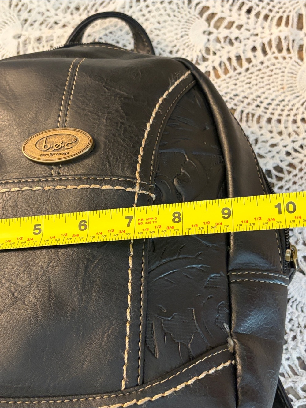b.o.c. Born Black Faux Leather Mini Backpack - Picture 9 of 10